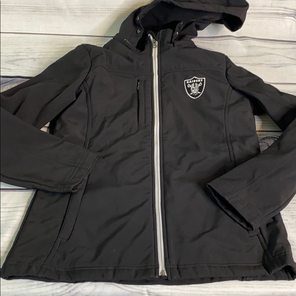 raiders rain jacket